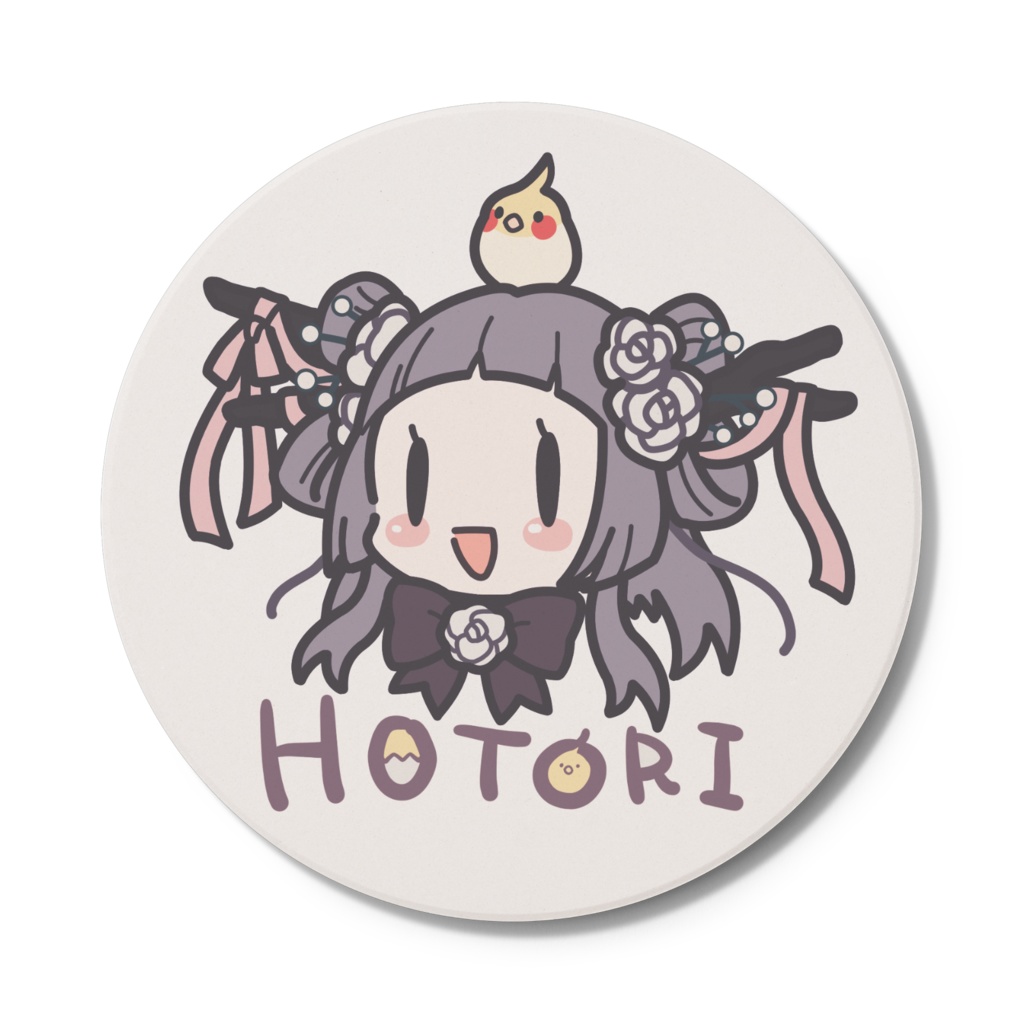 ぽややんほとりコースター