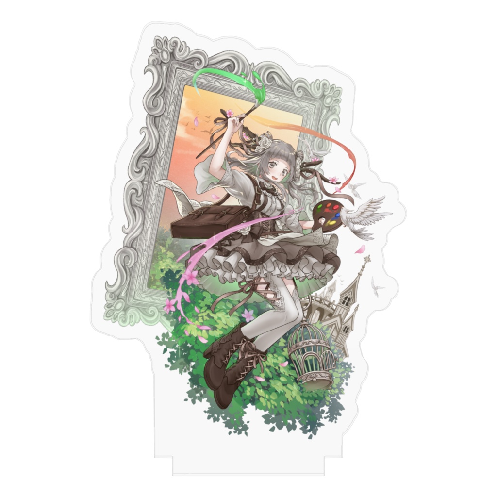 額縁から飛び出すほとりアクスタ(70x70mm)