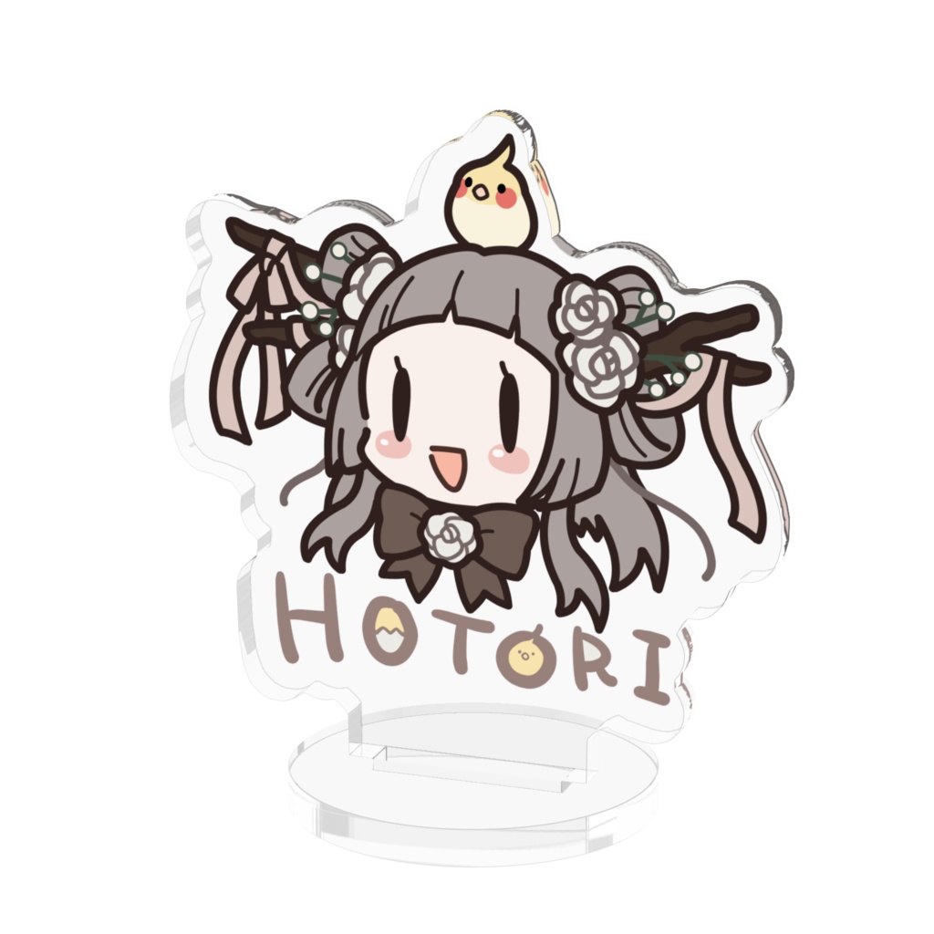 ぽややんほとりアクリルフィギュア - 50x50mm