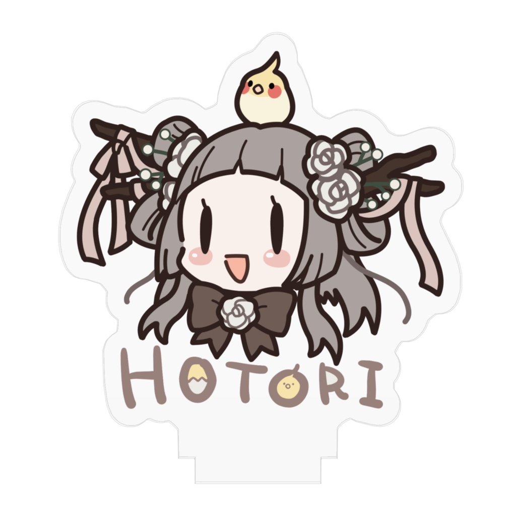ぽややんほとりアクリルフィギュア - 50x50mm