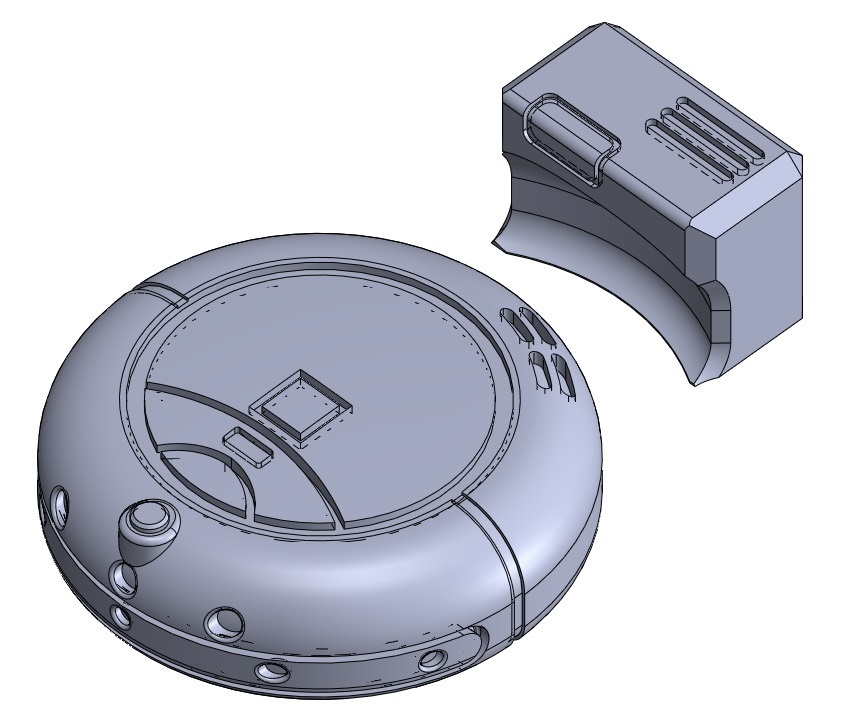 1/12サイズモデル ロボット掃除機(小)3Dプリント用モデル