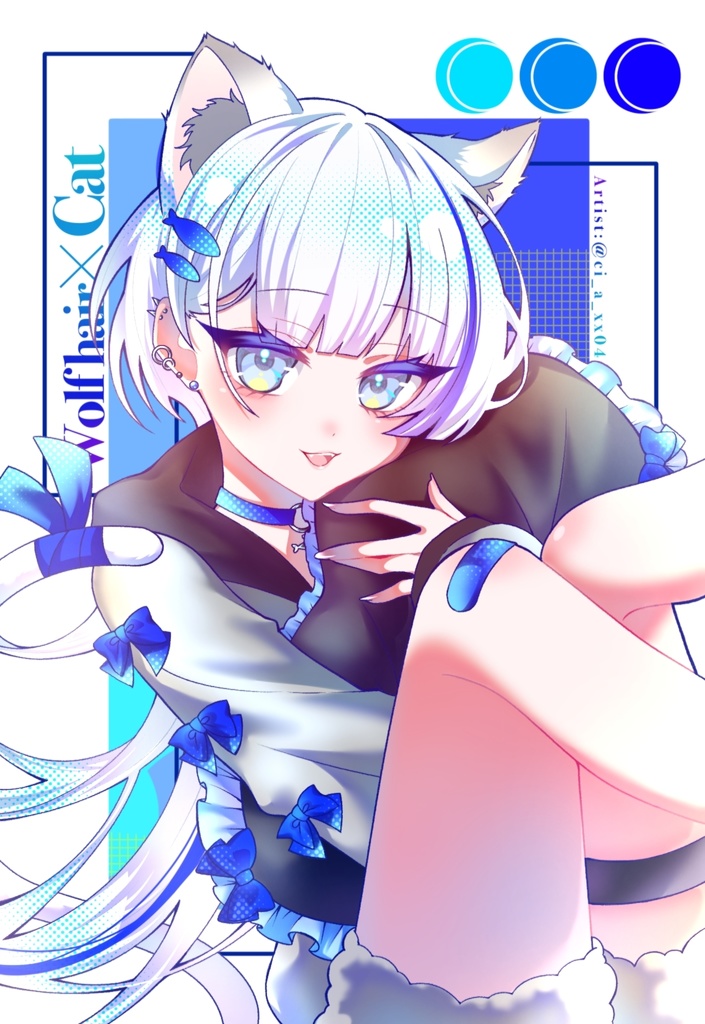 オリキャラ🐱ポストカード（10枚セット）