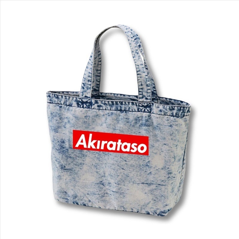 五木あきら トートバッグ Akirataso ロゴトート