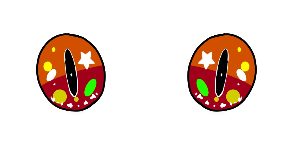 Orange Dragon Eyes