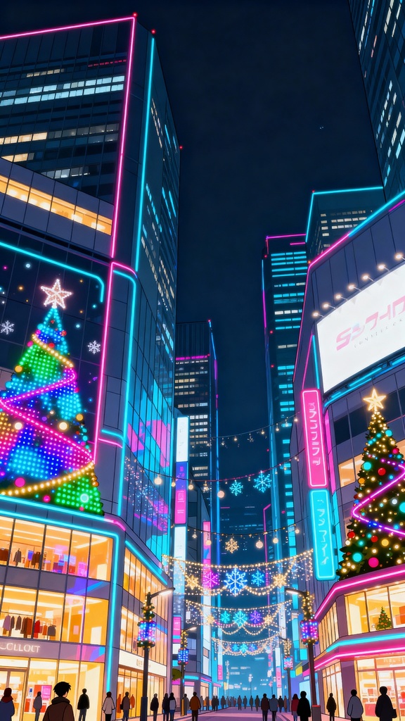 【4K縦型9:16】Xmas クリスマス背景素材集40枚 配信/雑談/歌枠/ゲーム背景