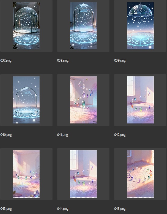 【縦型背景素材52枚】神秘の占い・スピリチュアル | VTuber配信・占い動画・ヒーリングASMRに最適!水晶玉&クリスタル浮遊デザイン