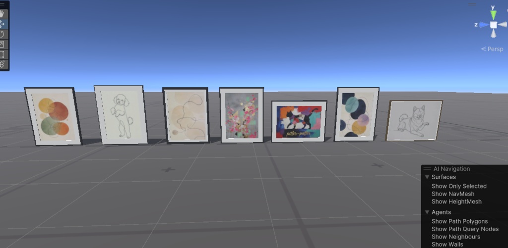 【3D】アートポスター【絵画】7点セット