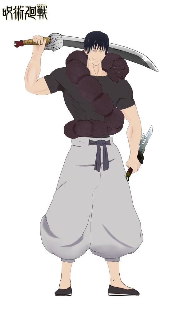 Toji Fushiguro |【Jujutsu kaisen】VRChat Avatar PC+QUEST+BLEND FILE