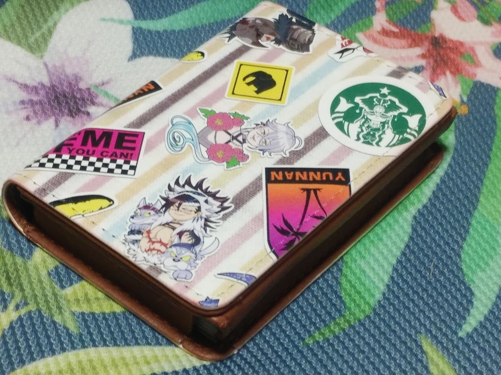 2つ折りカードケース 群雄バケーション