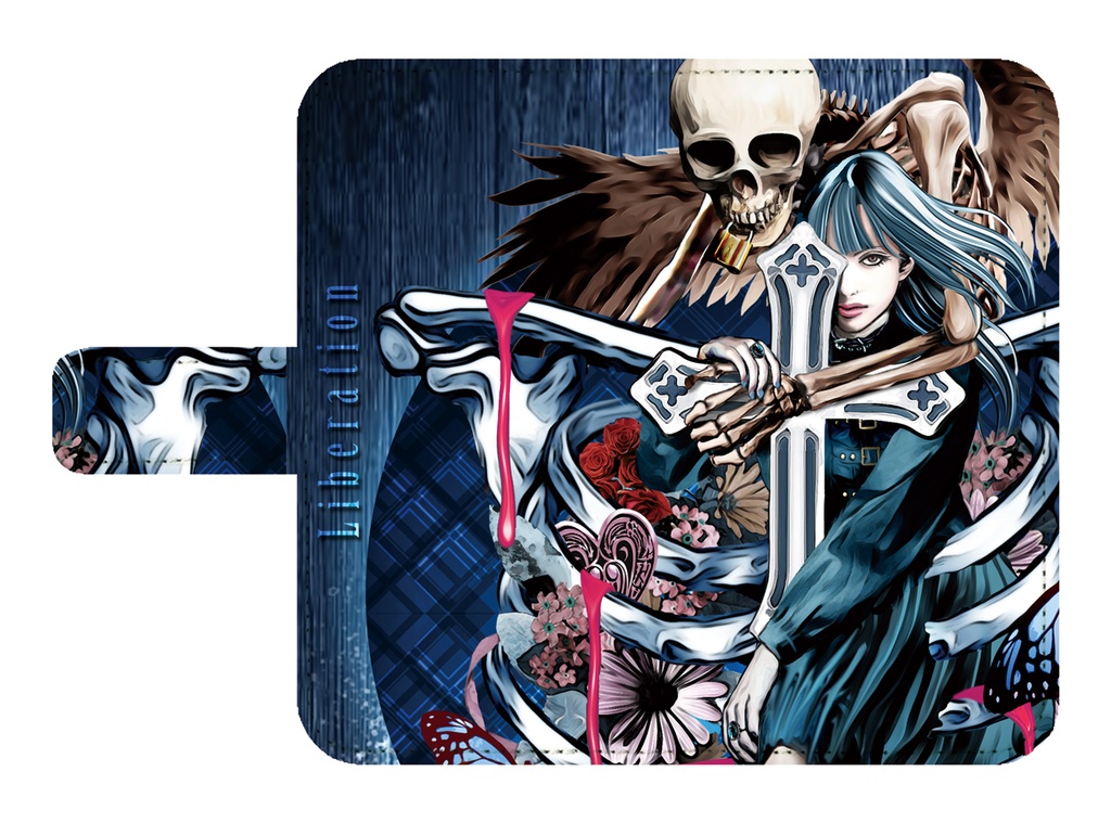 【LIBERATION】手帳型スマホケース