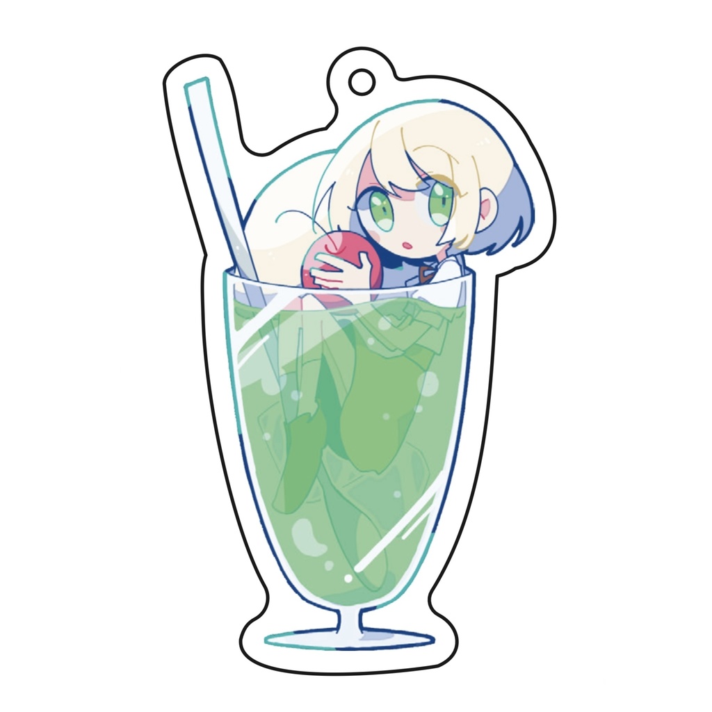クリームソーダちゃんアクキー