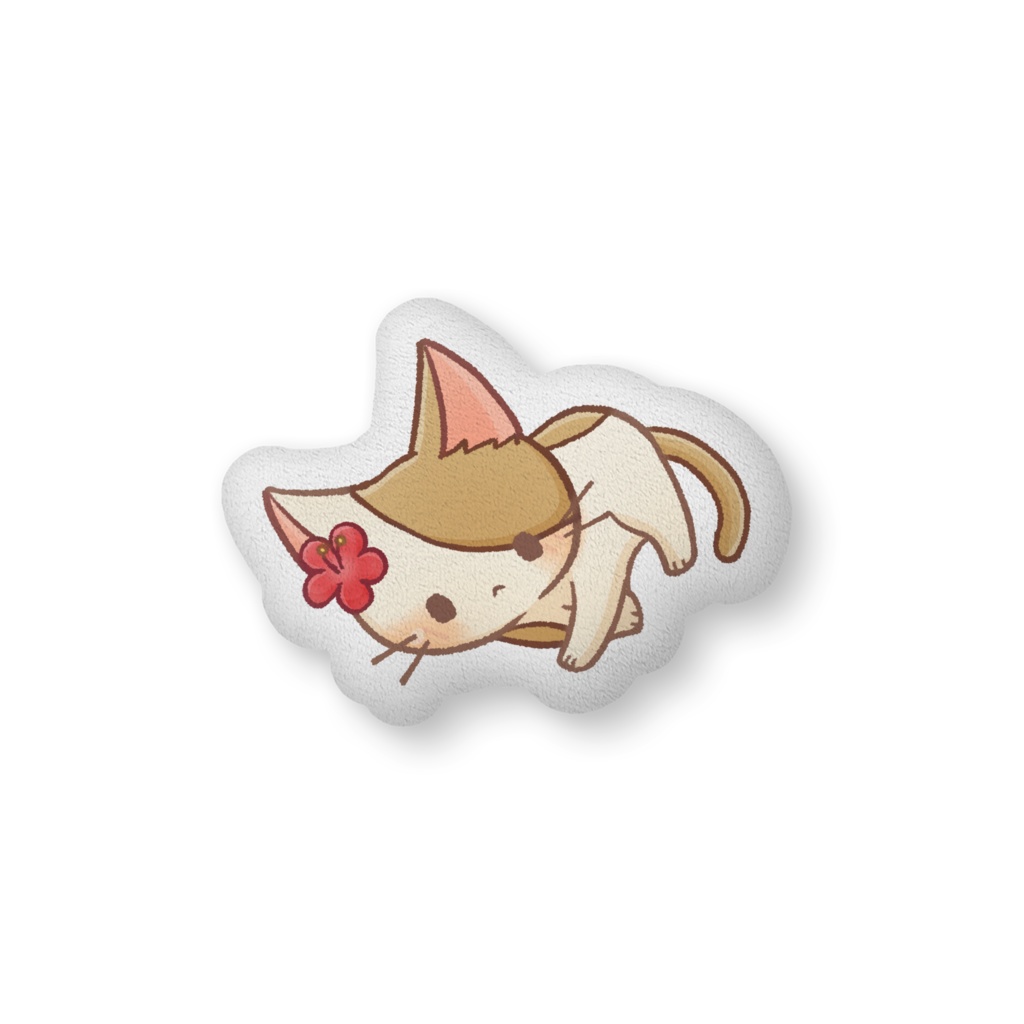 にゃんぺこふかふかクッション