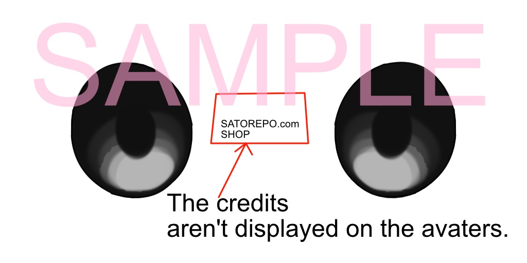 【Free】VRoid Brown and Gray Eyes(VRoid Eyes Dark Color Set 01)