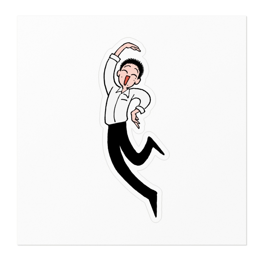 踊るDKステッカー(能登屋)