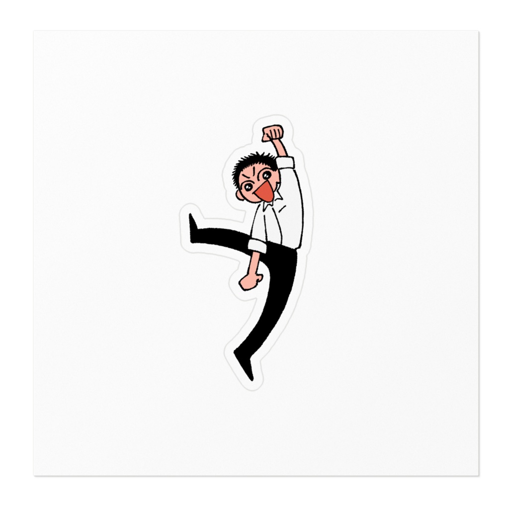 踊るDKステッカー(猿田)