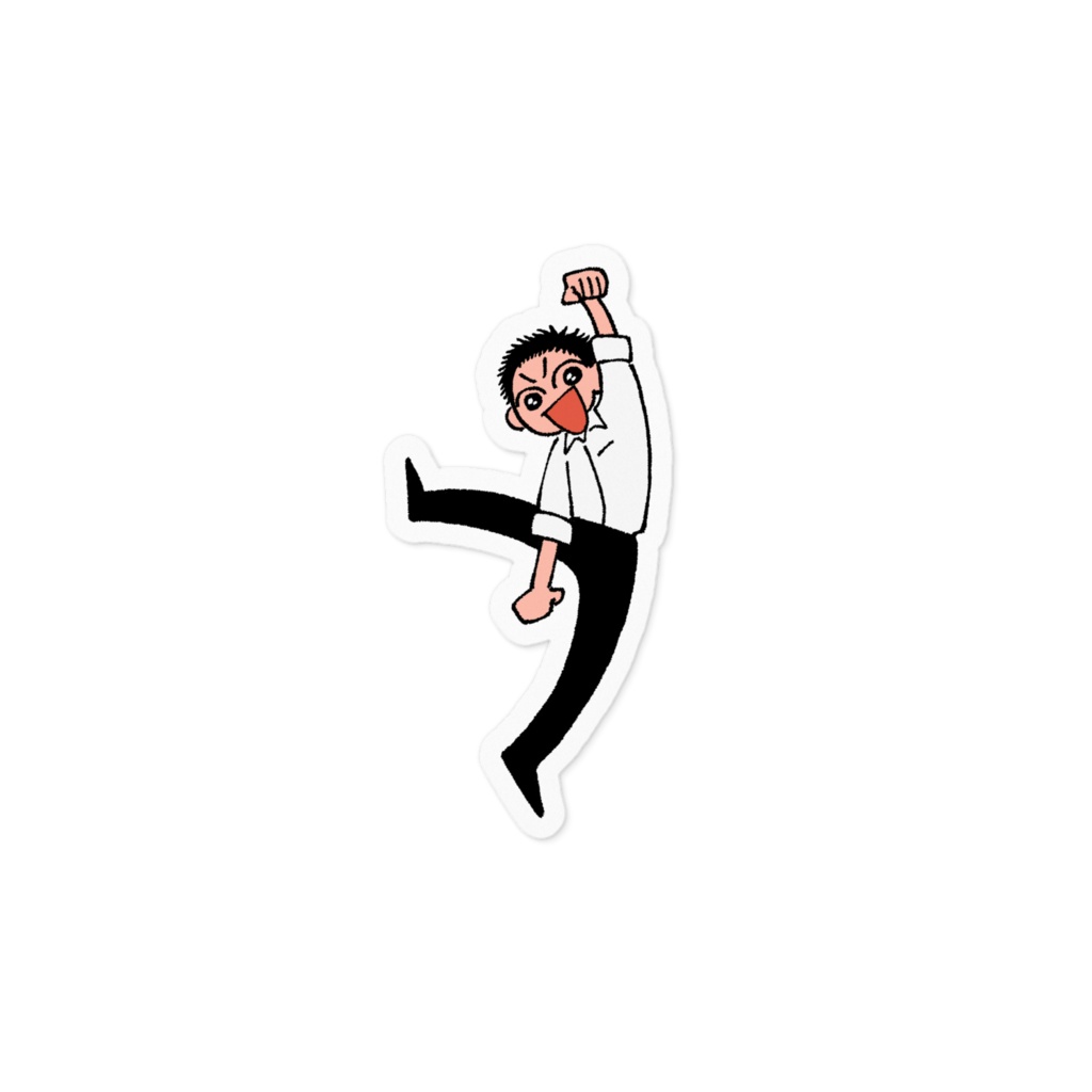 踊るDKステッカー(猿田)