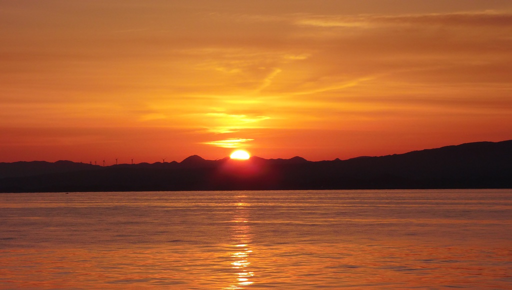 サンプル「朝日＆夕日」