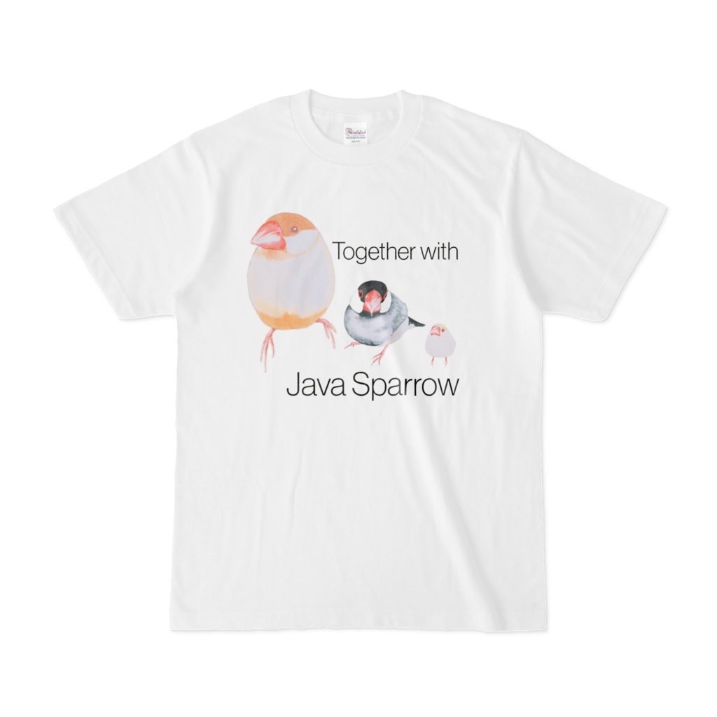 Java Sparrow 3羽Tシャツ