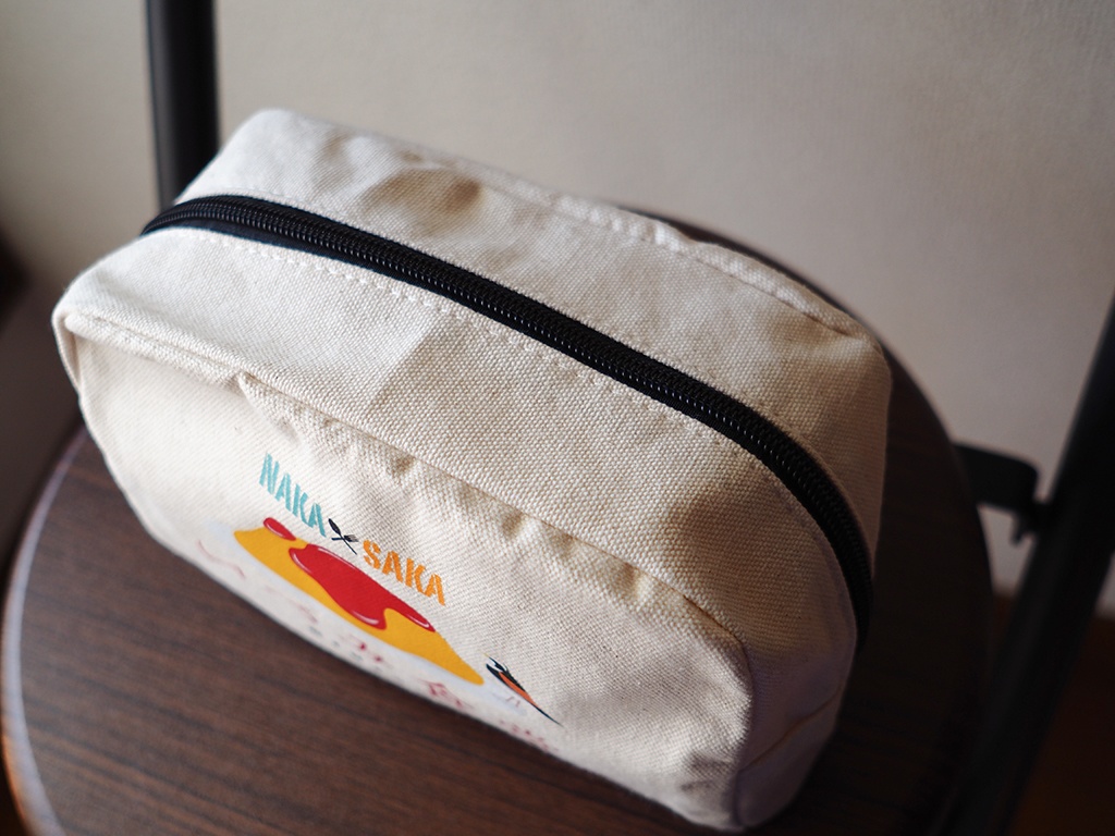 中野くんと坂上くんキャンバスファスナーポーチ