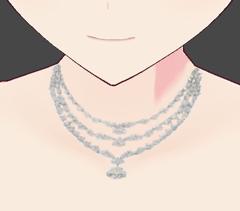 VRoid Fancy Necklace's (on skin texture) - Free