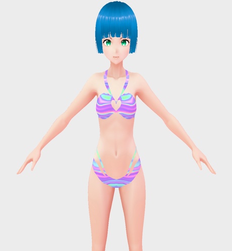 VRoid Holo bathing suit