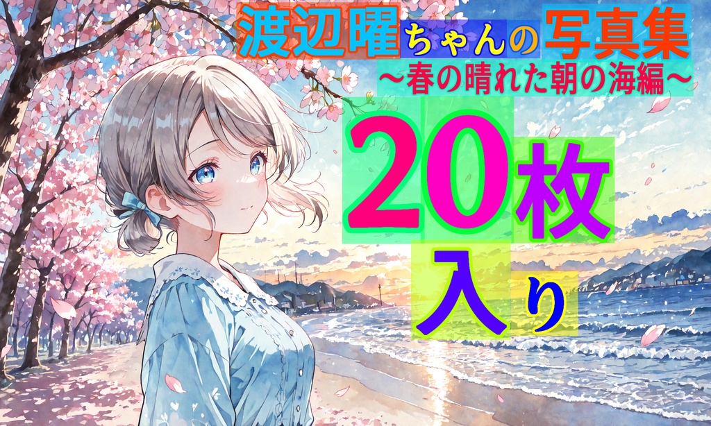 渡辺曜ちゃんの写真集～春の晴れた朝の海編～