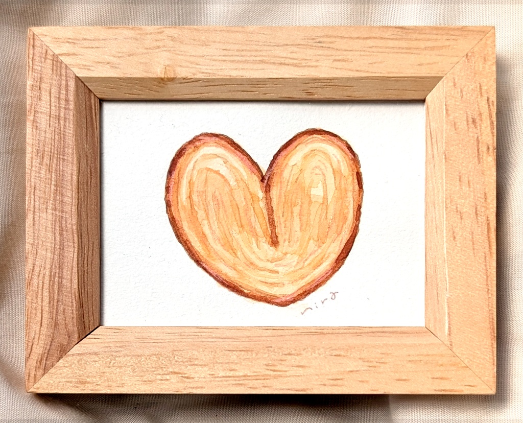 【ミニ原画】【水彩】パウンドケーキ