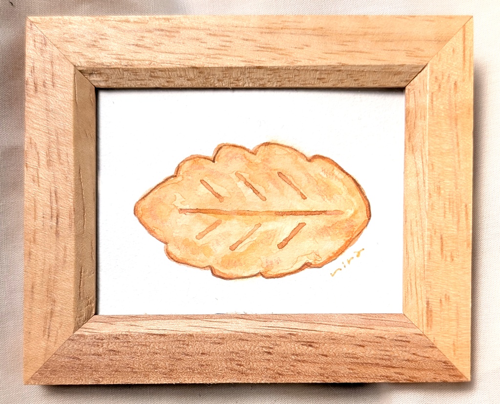 【ミニ原画】【水彩】パウンドケーキ