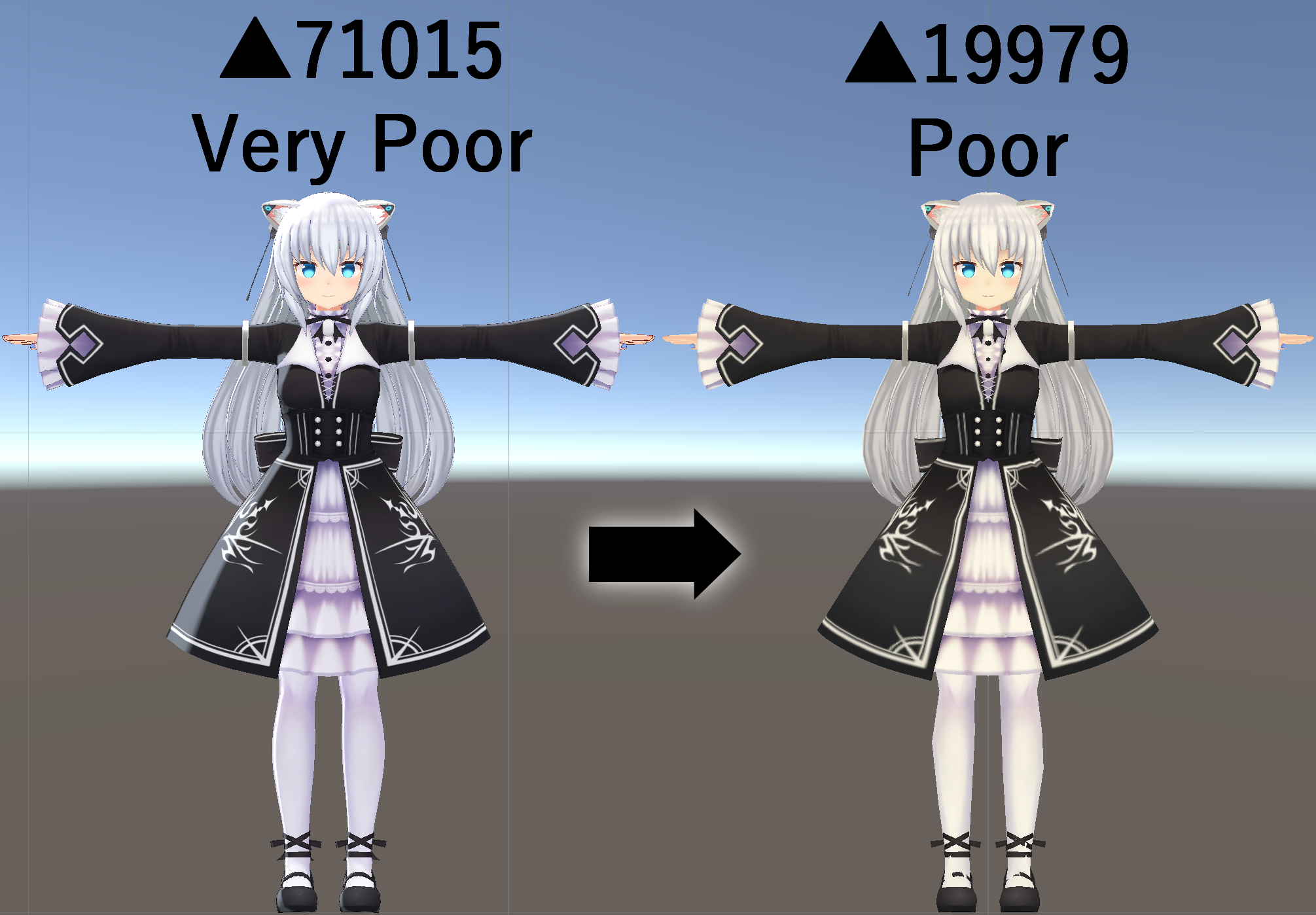 [無料]ますきゃっとをAndroid(Quest) PoorにするPrefab