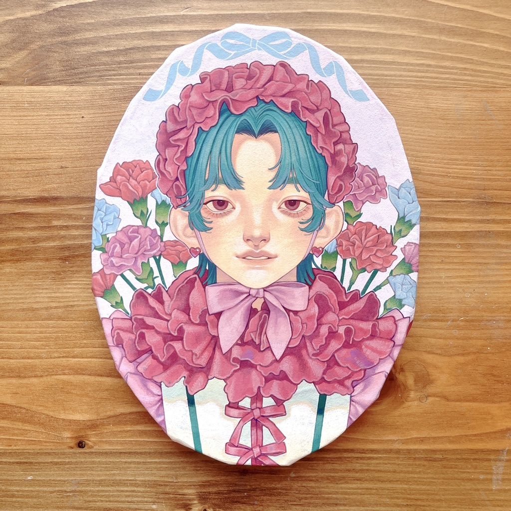 【原画】花の肖像(カーネーション)