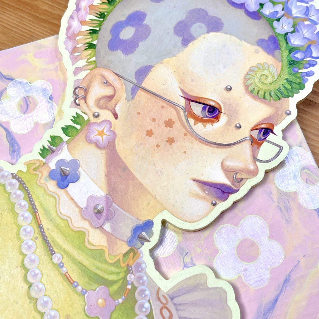 【原画】熱帯パンク(ヘリオトロピウム)
