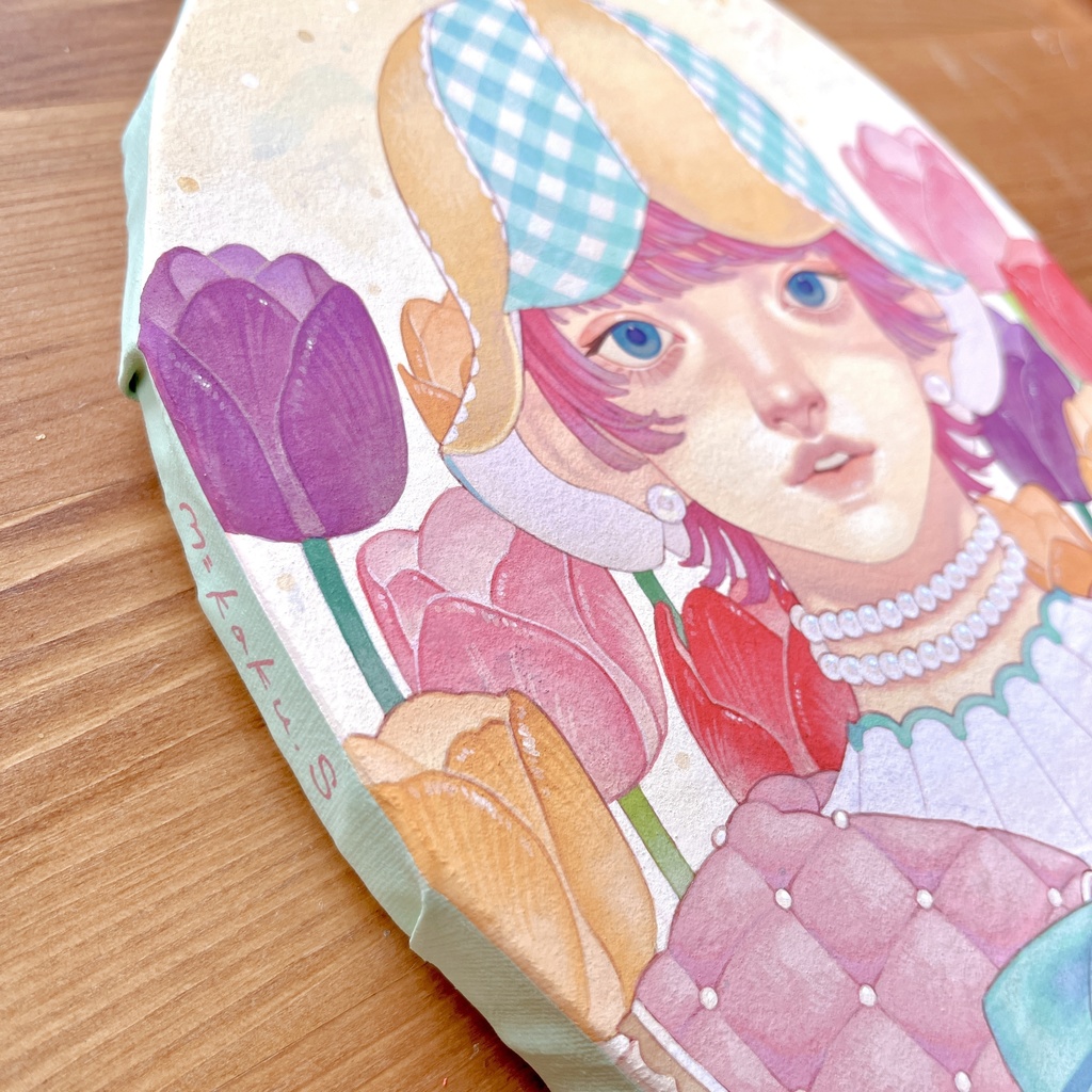 原画「花の肖像」(A〜F)