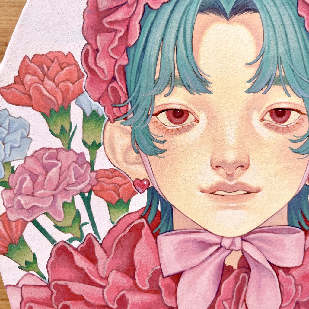 原画「花の肖像」(A〜F)