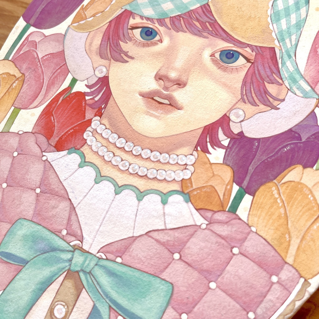 原画「花の肖像」(A〜F)