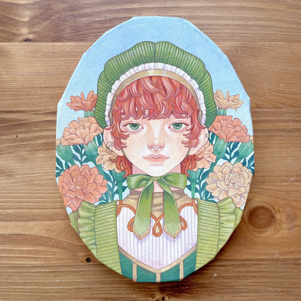 原画「花の肖像」(A〜F)