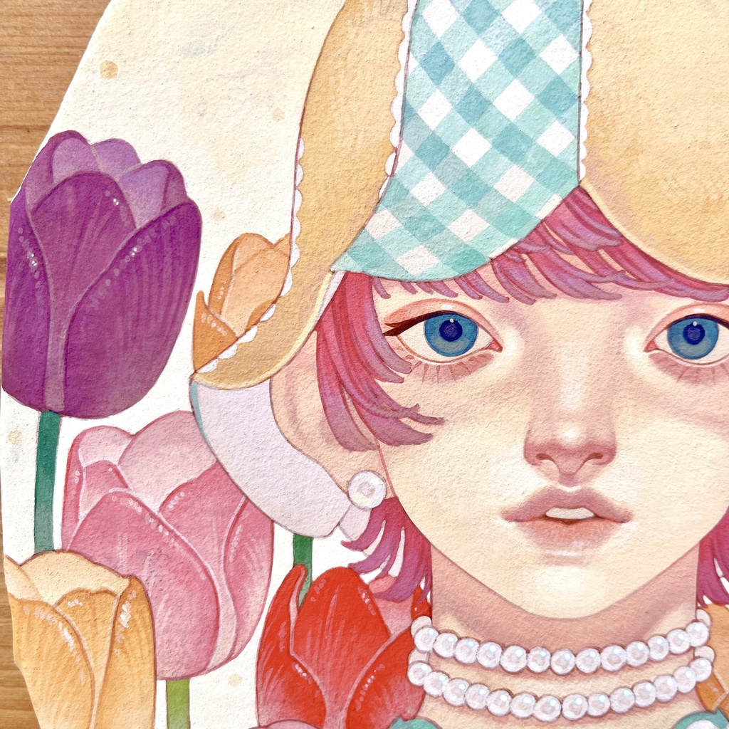 原画「花の肖像」(A〜F)