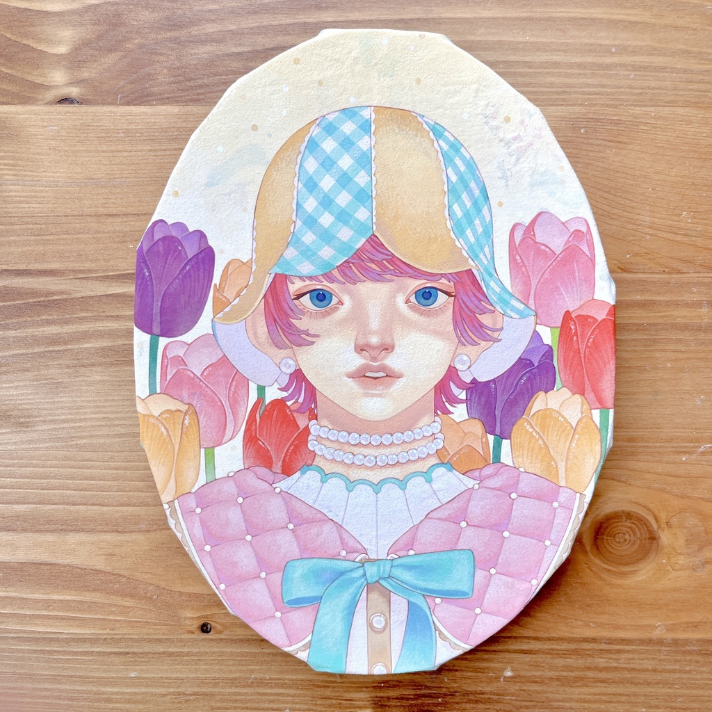 原画「花の肖像」(A〜F)