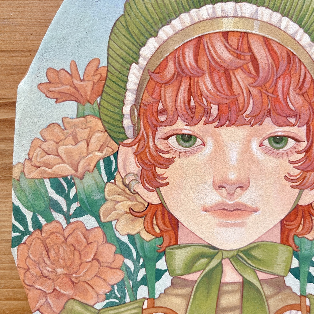 原画「花の肖像」(A〜F)