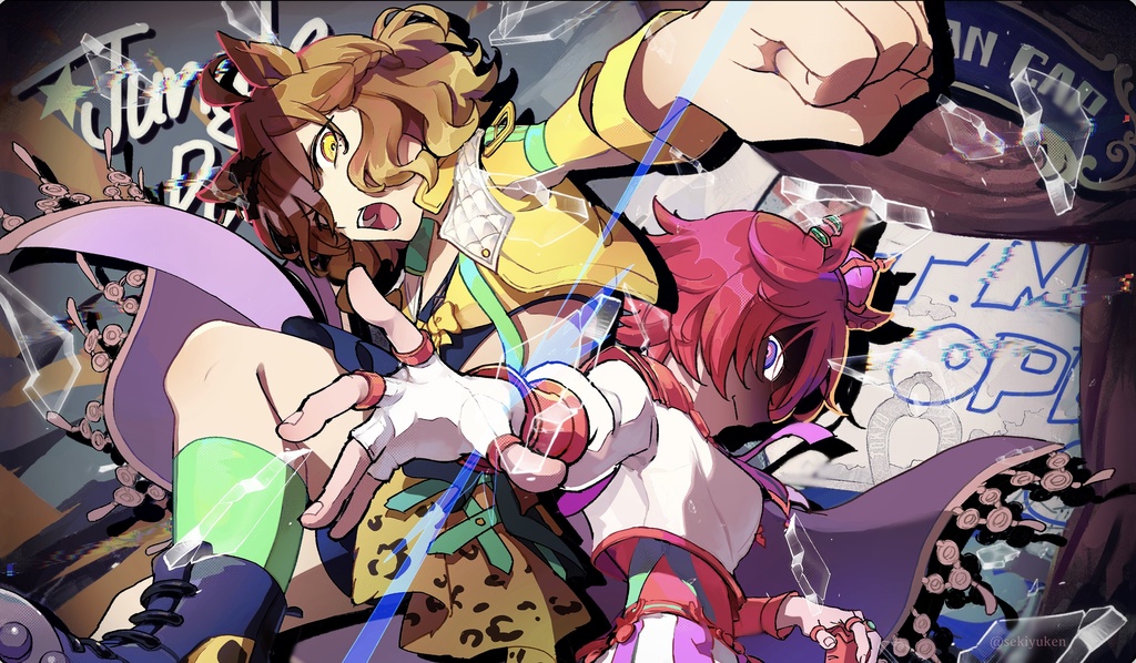 【プレイマット】テイエムオペラオー&ジャングルポケット