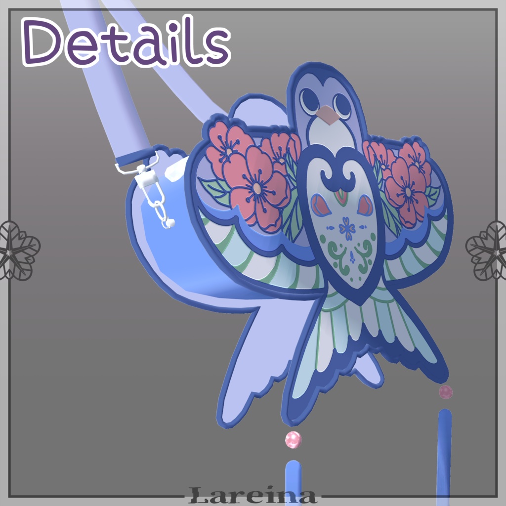 【VRChat】纸鸢 / Paper Kite Sling Bag - 「桃 (TAO)」 - 全5色