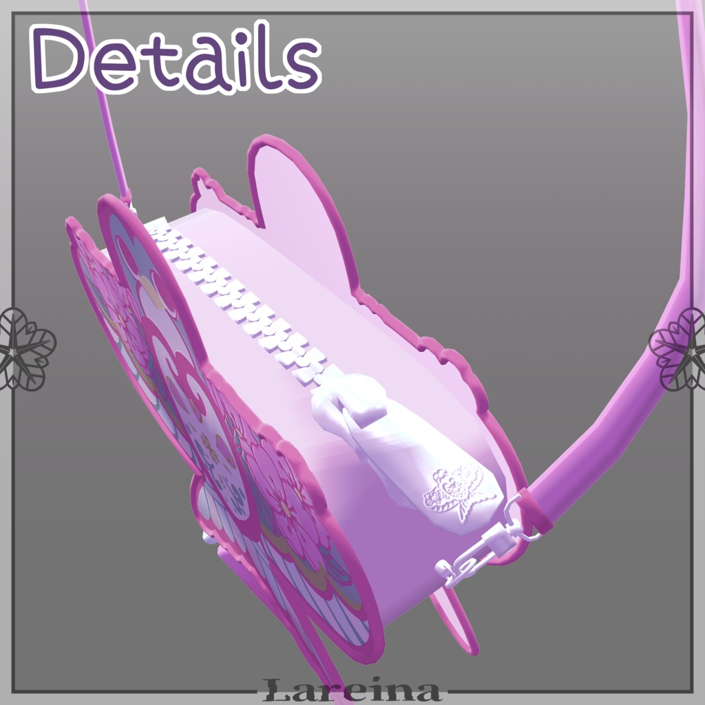 【VRChat】纸鸢 / Paper Kite Sling Bag - 「桃 (TAO)」 - 全5色