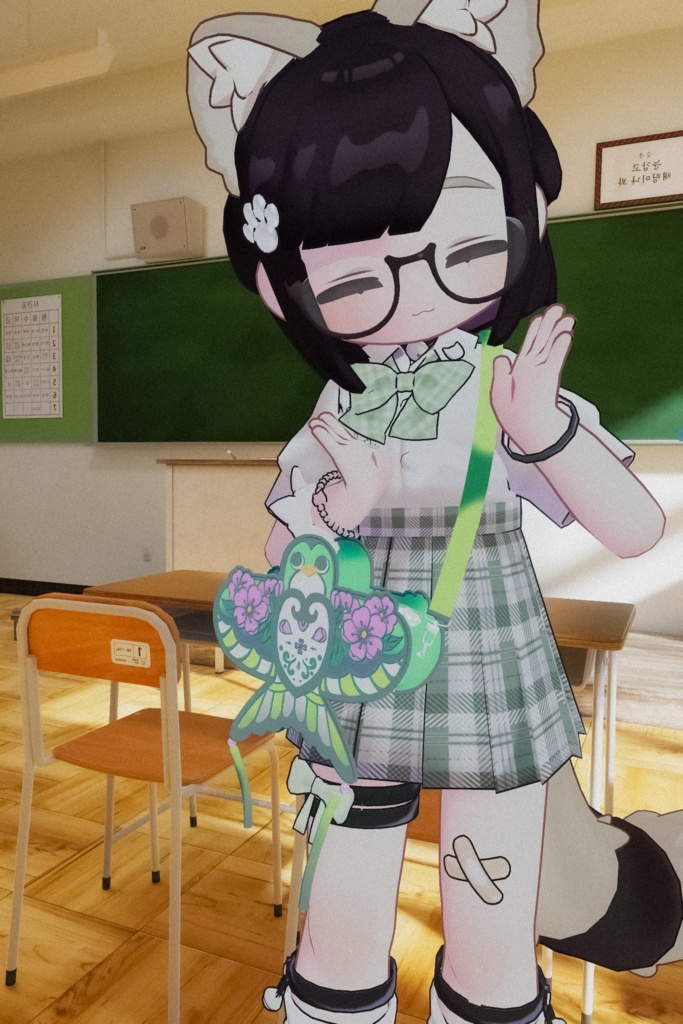 【VRChat】纸鸢 / Paper Kite Sling Bag - 「桃 (TAO)」 - 全5色