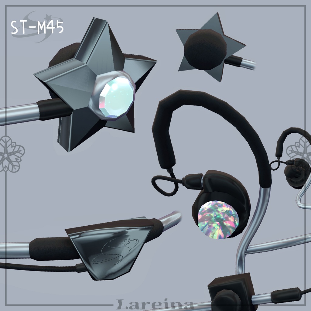 【VRC向け】ステージマイク 『Starix ST-M45』