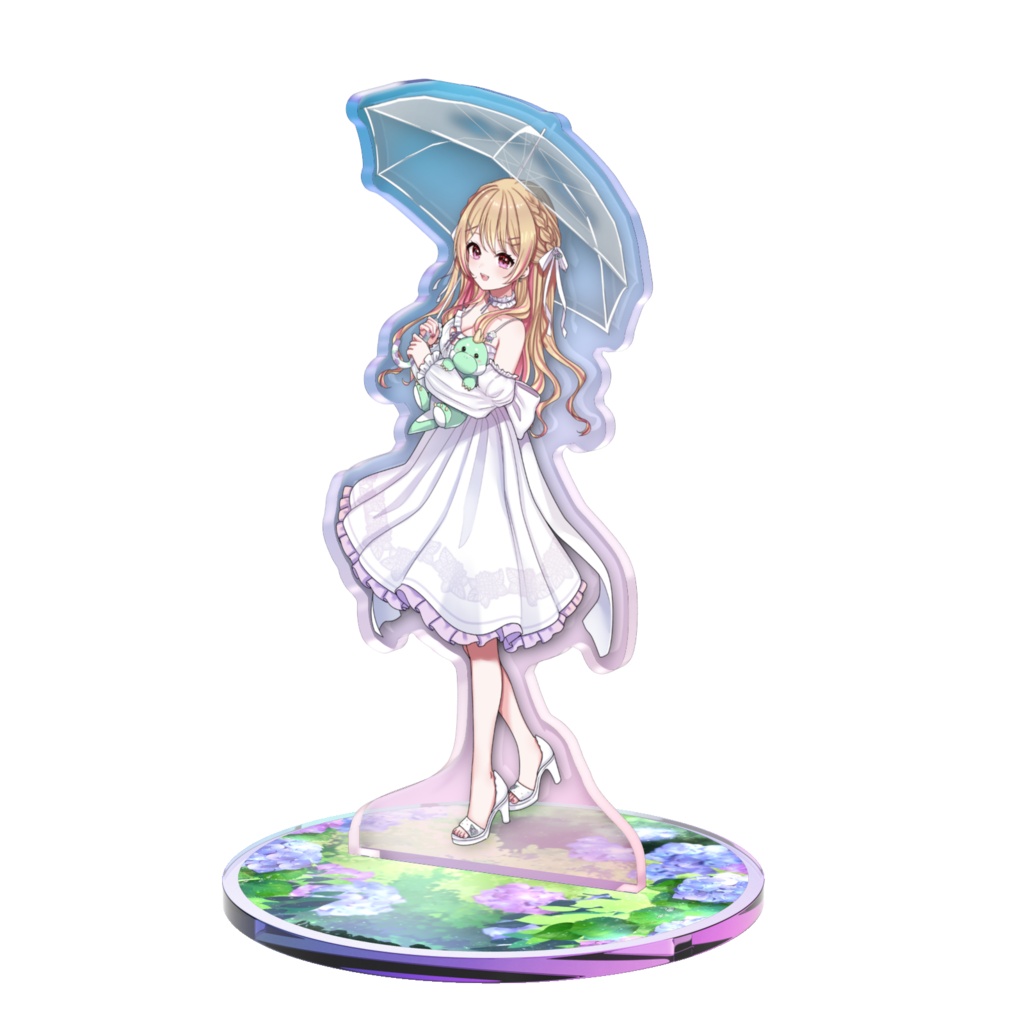 6月梅雨と紫陽花 オーロラアクスタ