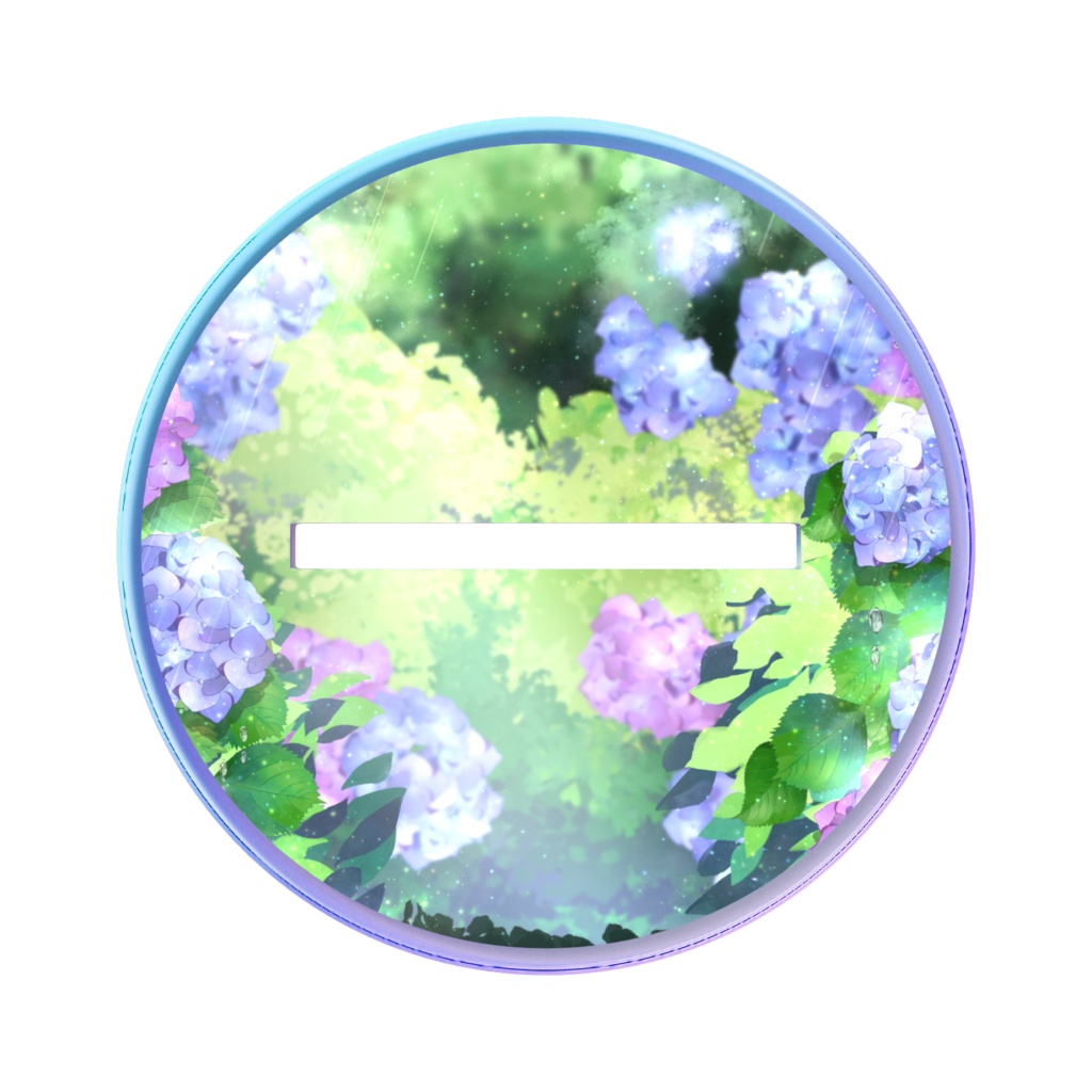 6月梅雨と紫陽花 オーロラアクスタ