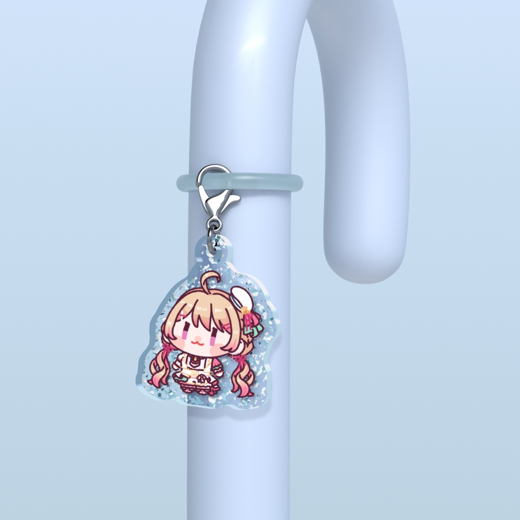 んおーめじるしチャーム（ラメ）