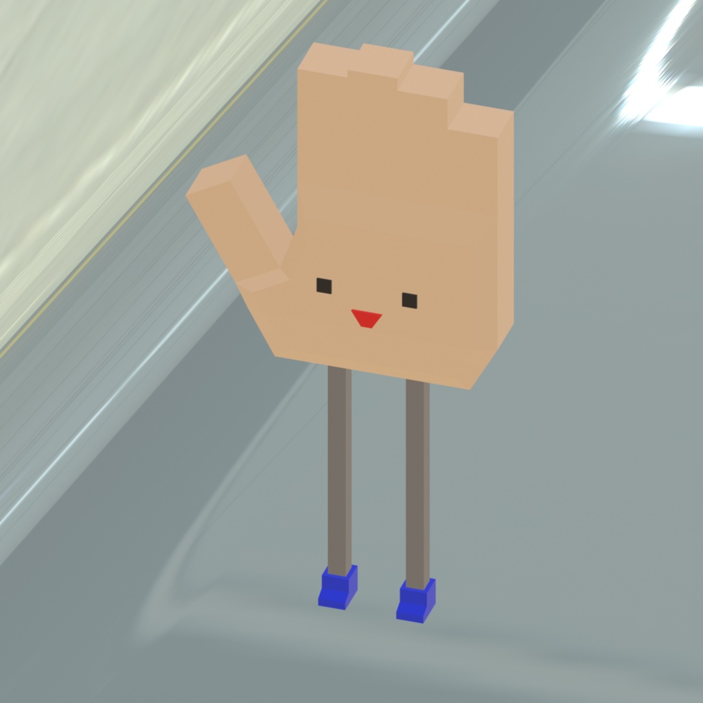 じゃんけんハンド君 VRM