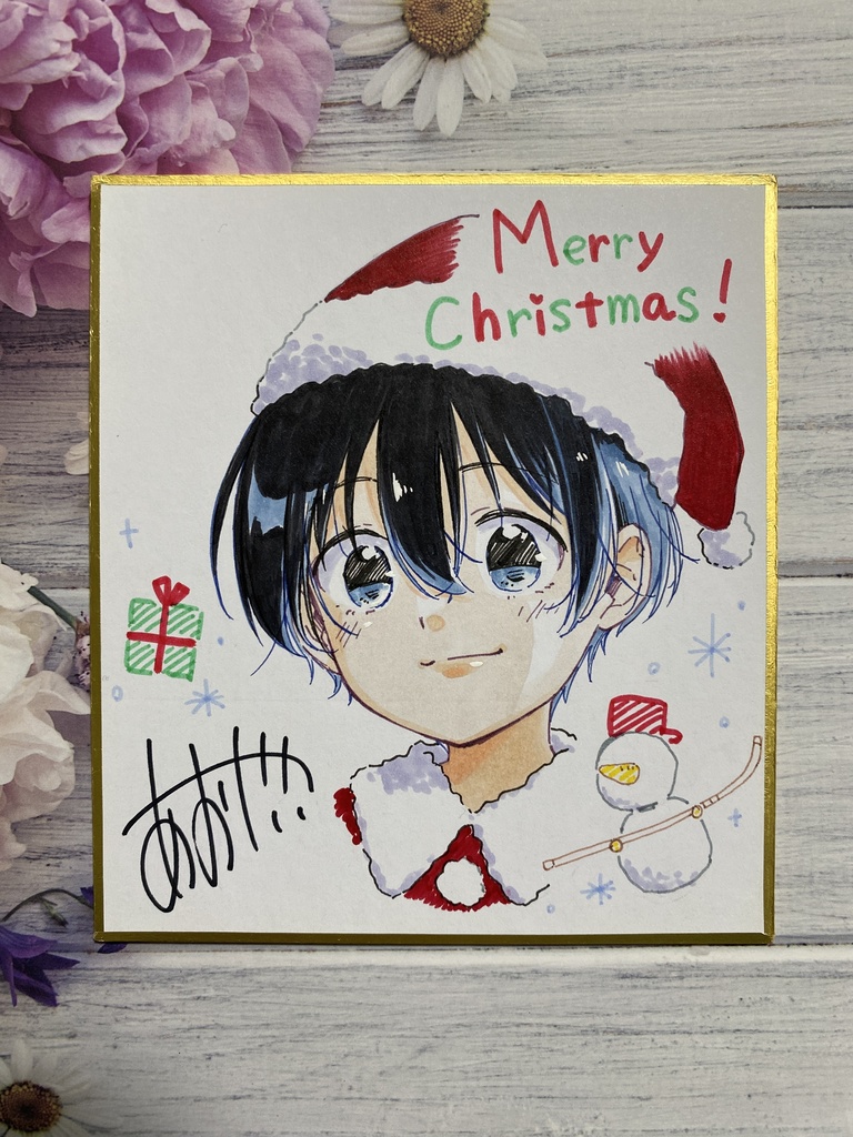 ✦【初購入の方は同人誌2冊付き】はなのいろはクリスマス色紙5