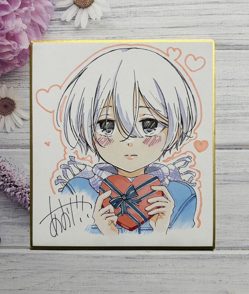 ✦2日間限定販売【初購入の方は同人誌付き】マッ チング女子の鍵穴事情バレンタイン色紙4 