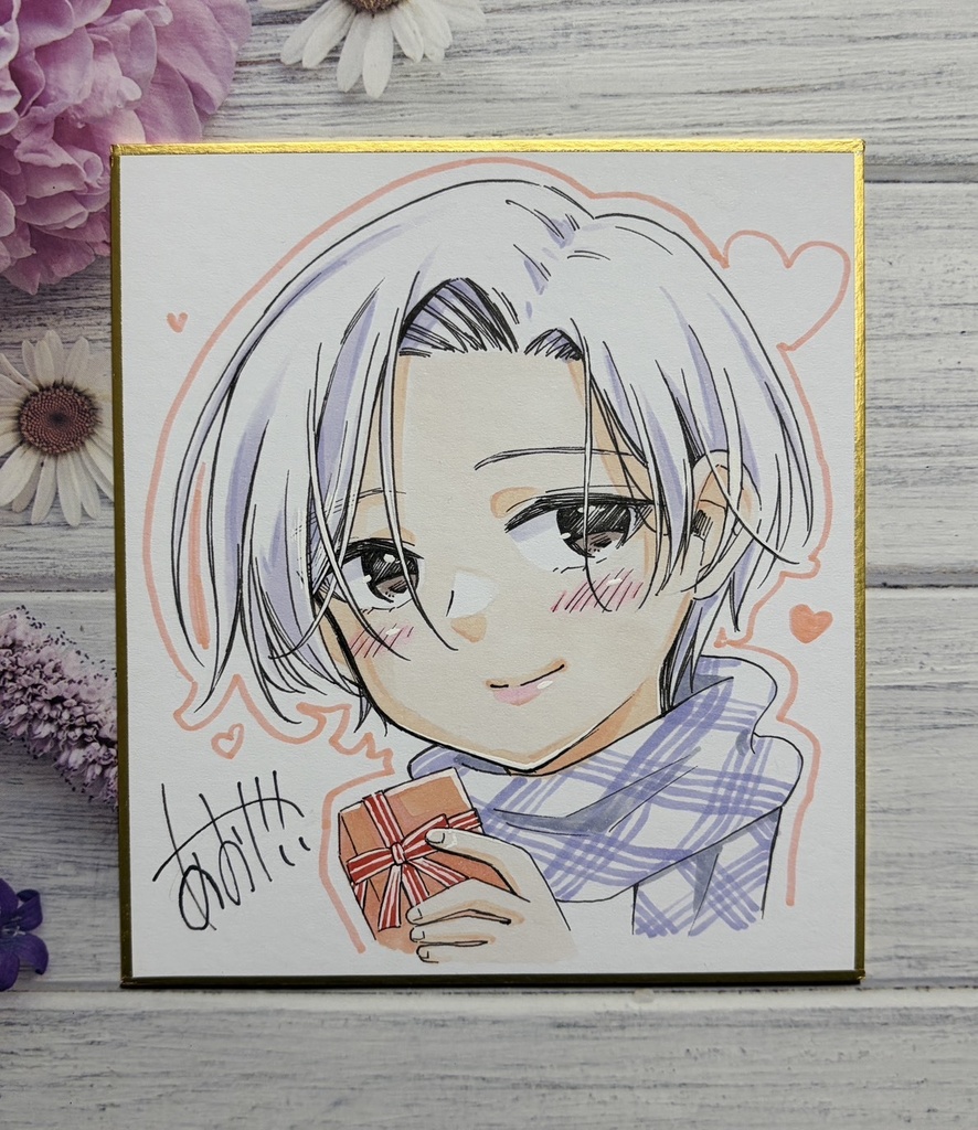 ✦2日間限定販売【初購入の方は同人誌付き】マッ チング女子の鍵穴事情バレンタイン色紙5